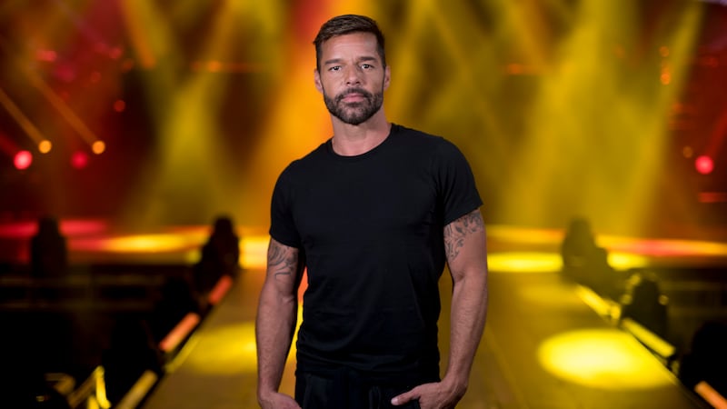 Ricky Martin posa para una foto el 27 de enero de 2020, en San Juan, Puerto Rico. (AP...